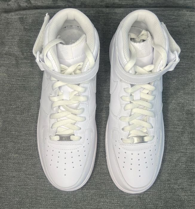 Sneakers Mid Nike Air Force 1 Triple White