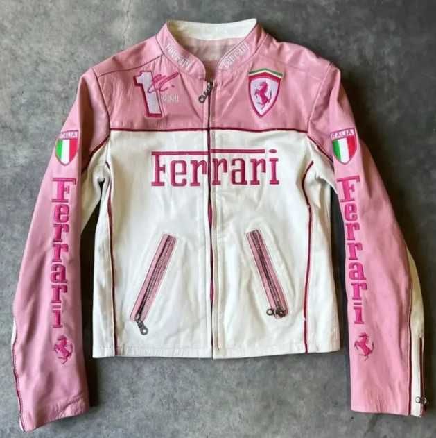 Jacheta Ferrari F1 piele