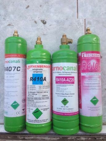 Freon in butelie 1kg r407c r410a r134a r404a r32 refrigerant gaz