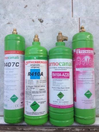 Freon in butelie 2,5 kg r407c r410a r134a r404a r32 refrigerant gaz