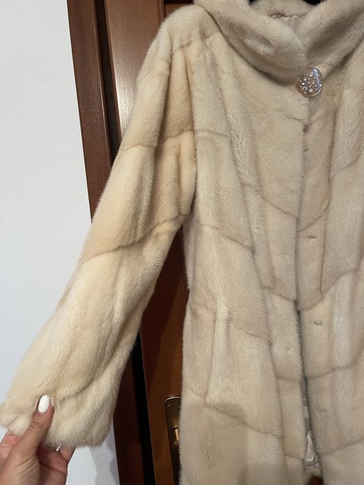 Haina de blana de vizon, luxury