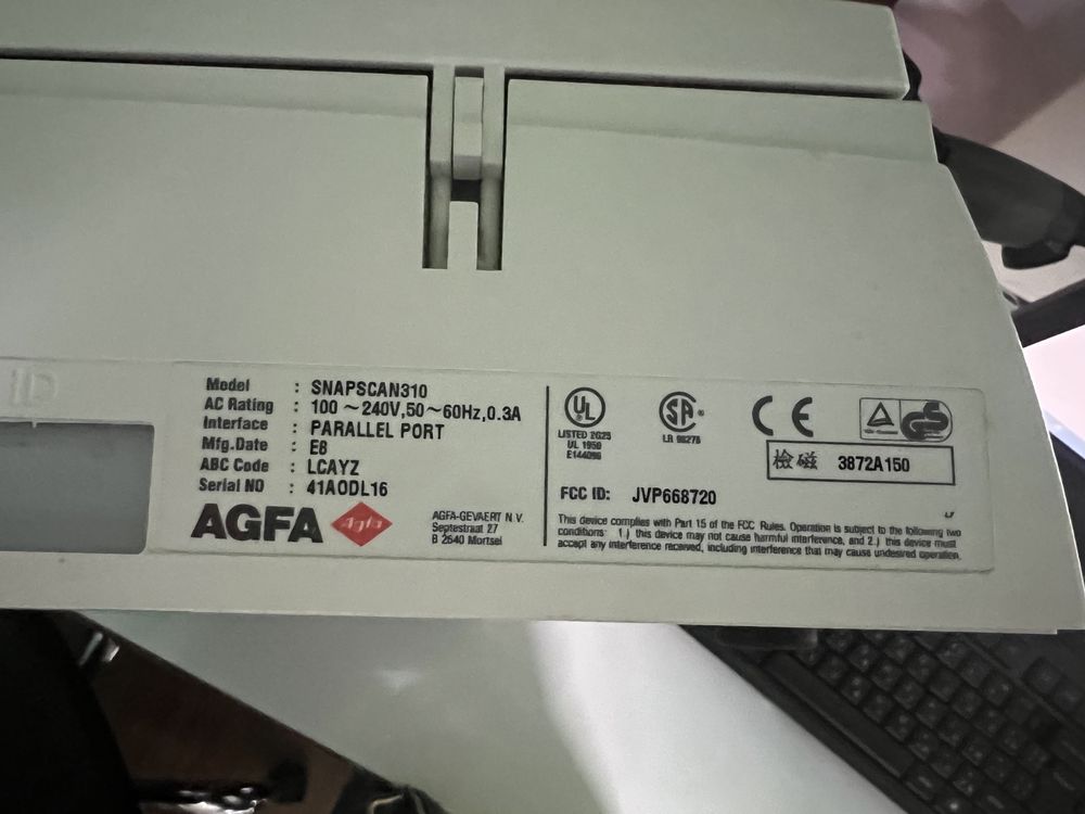 Agfa Snapscan 310 скенер