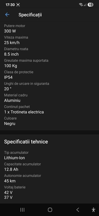 Vând trotineta electrica Xiaomi pro 2
