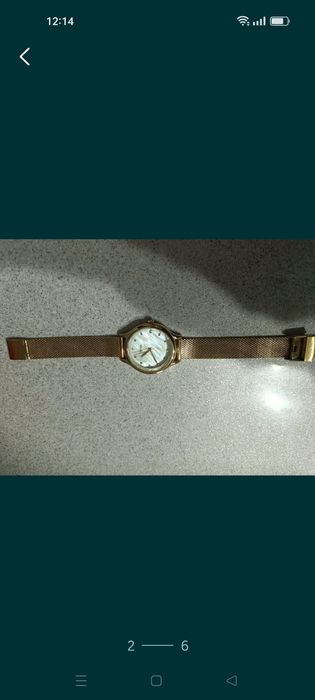 Ceas Fossil dama cu brățară aurie