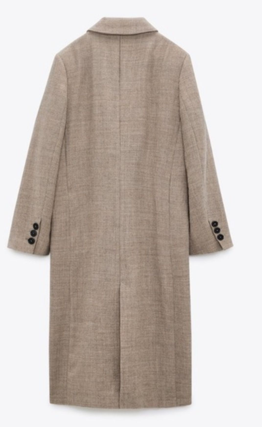 Zara 100% вълнено палто M