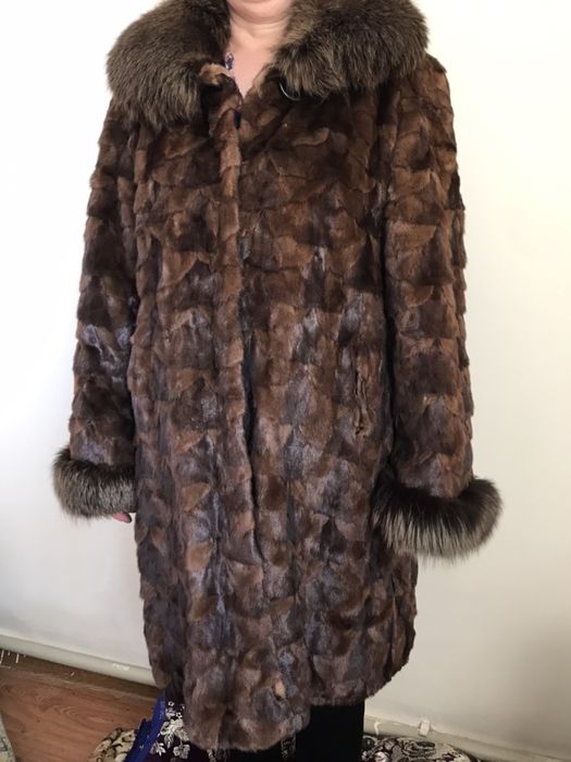 Женская норковая шуба бу