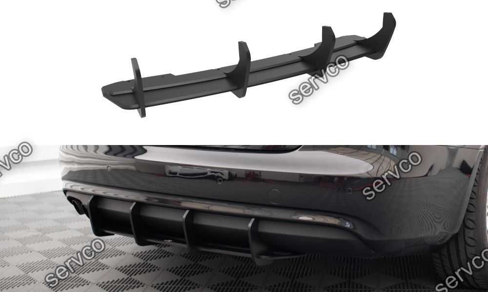 Prelungire difuzor bara spate Audi A4 B8 2011-2015 v15  Maxton Design