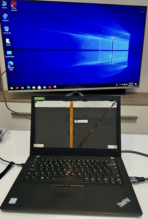 Lenovo ThinkPad T480 8GB RAM 240GB SSD functional fara display