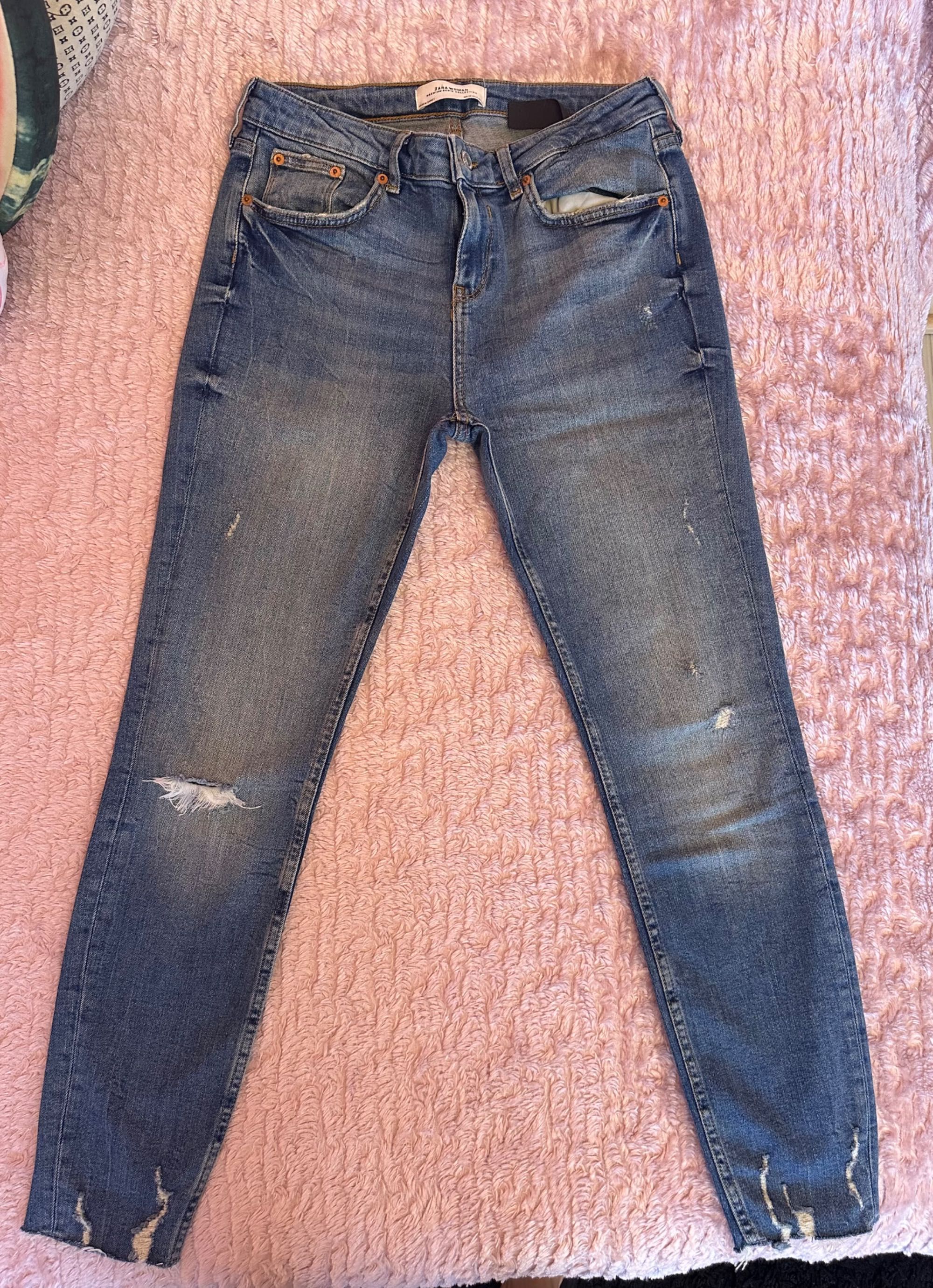Синьо дънки ZARA