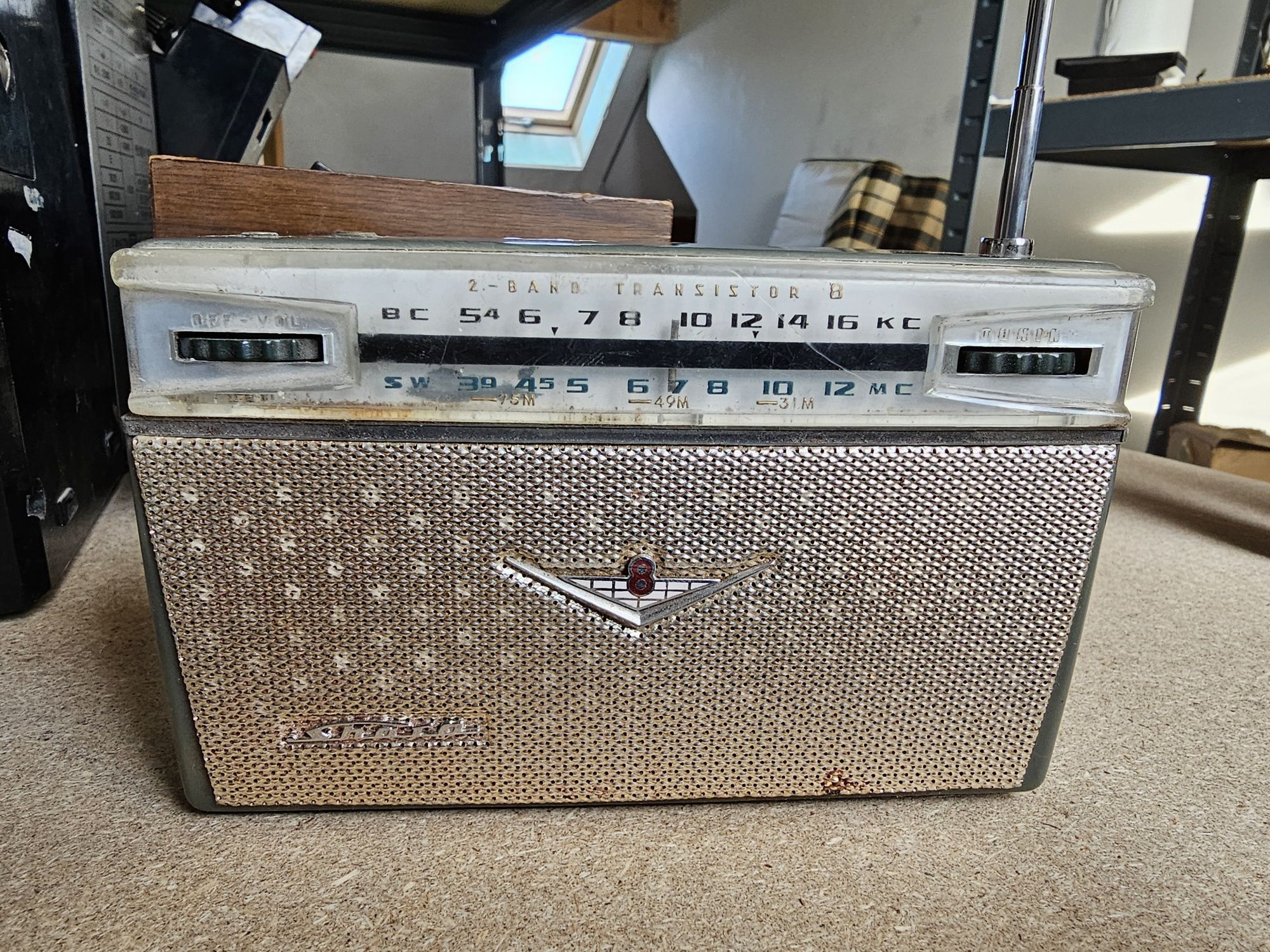 Vintage  Radio Sharp buzunar BX-327 8 Transistors