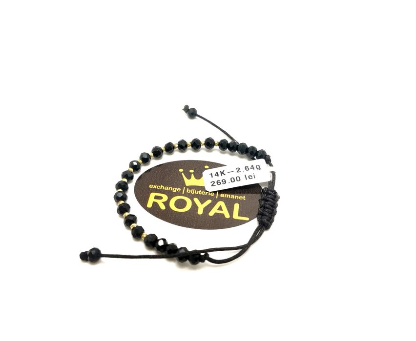 Bijuteria Royal bratara snur din aur 14k 2.64 gr