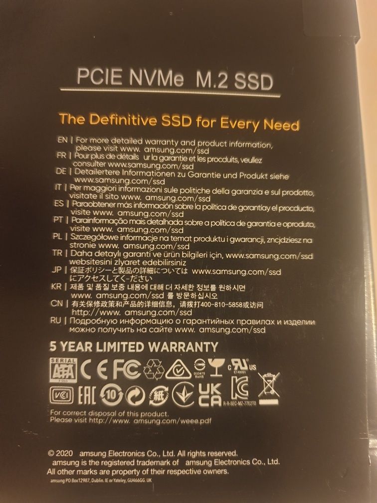 SSD 990 Pro 4T Nou