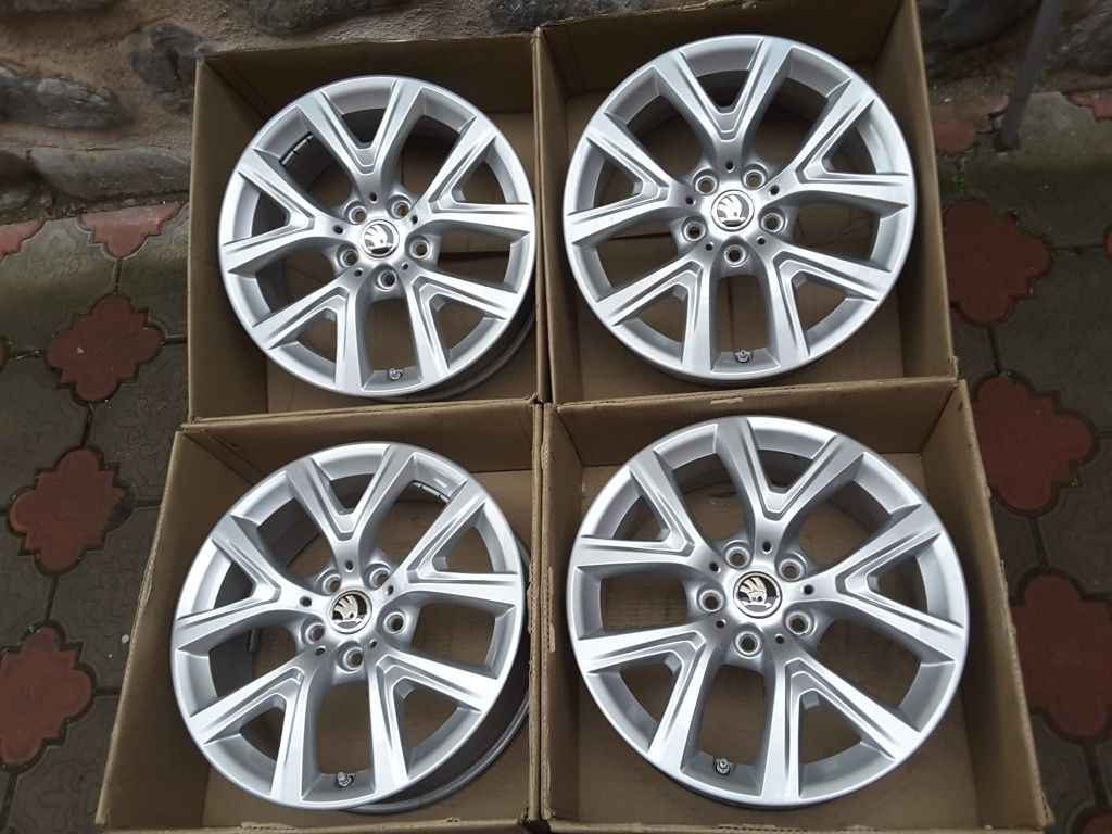 jante aliaj 17; 5x112;  Skoda Karoq, Superb, Scout, Octavia 2, 3, 4