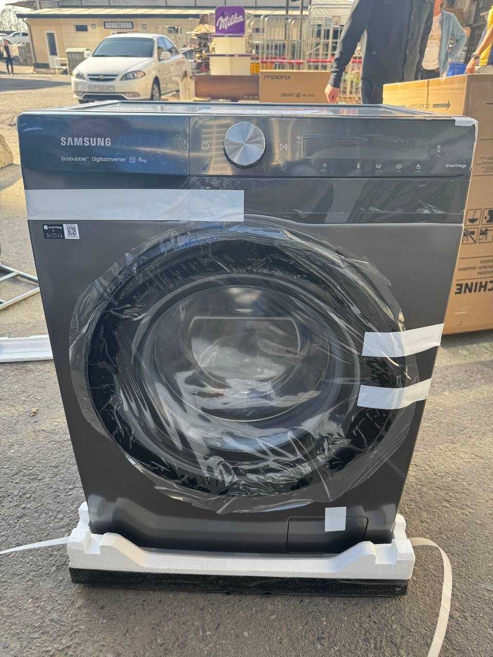 Стиральная машина 8 кг SAMSUNG WW80A6S28AX Inverter Wi-Fi Eco Bubble