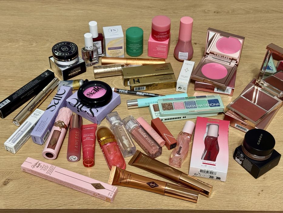 SAIE Huda ICONIC Hourglass Laneige Charlotte Tilbury Gisou Kiko