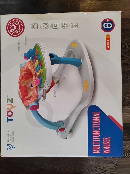 Мултифункционална проходилка 4 в 1 Caretero Toyz