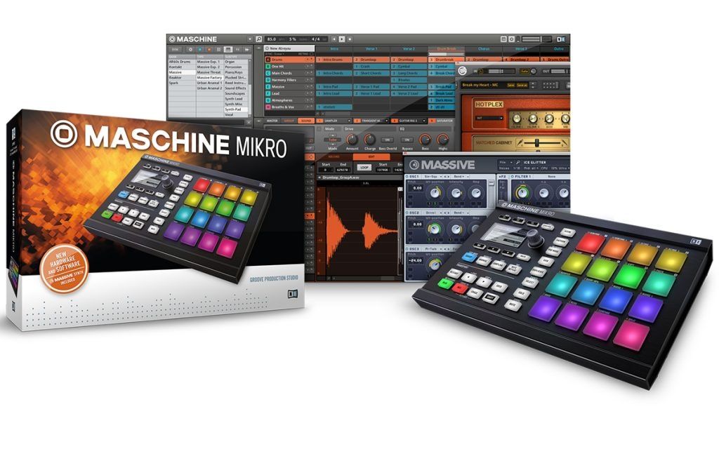 Maschine mikro mk 2 драм машина для Битмейкеров и студий звукозаписи