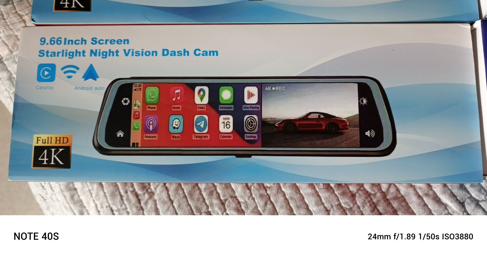 VIDEOREGESTRATOR  Carpley 2xil  12va 9.66dym bradvey yangi 4dona bor