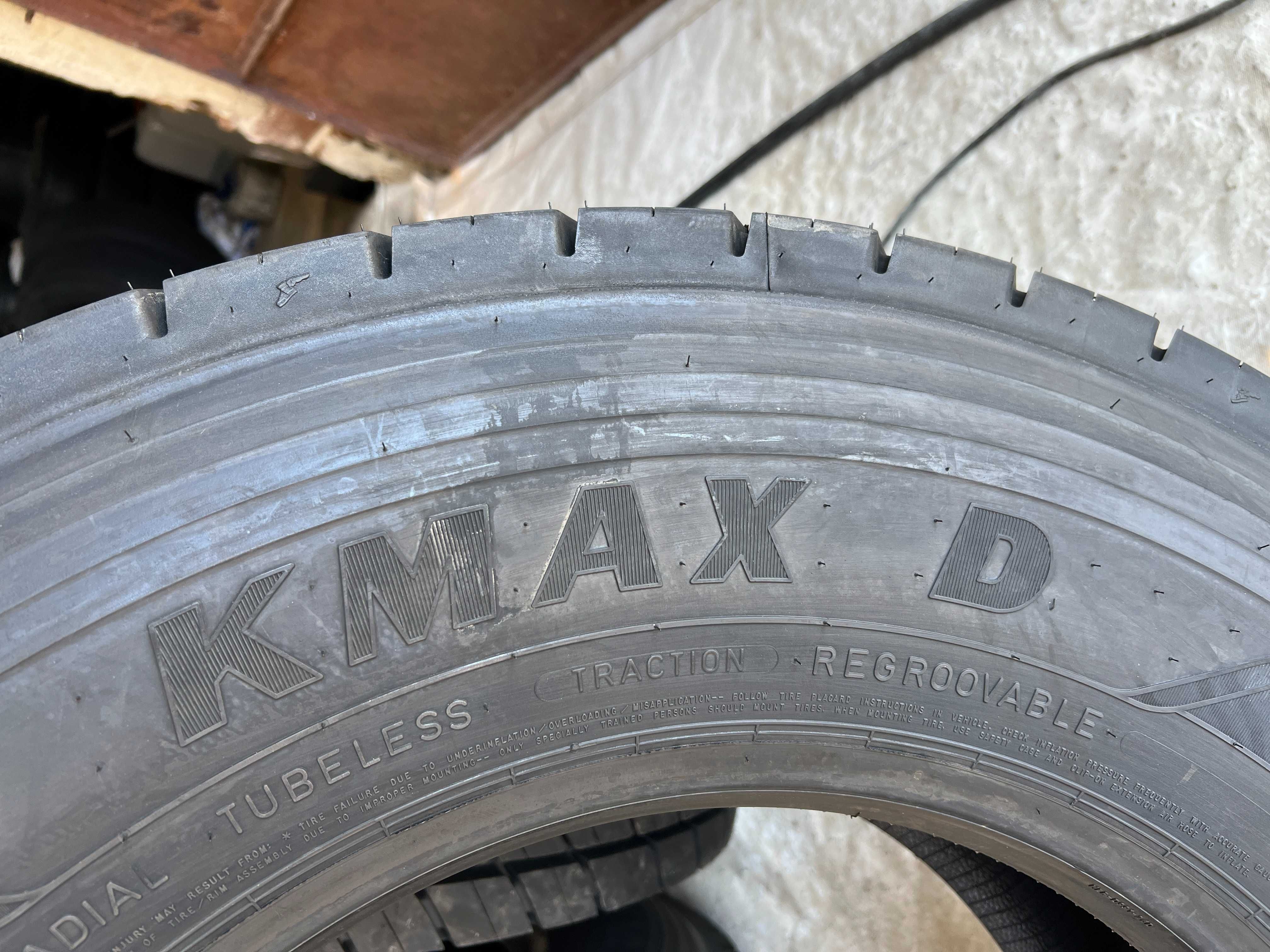 4 Нови гуми 315/70R22.5 Goodyear KMaxD Gen-2 154/150L M+S 3PMFS 2024