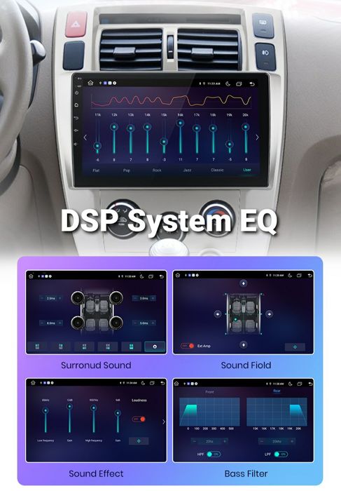 Navigatie Android dedicat Hyundai Tucson (2006-2013)
