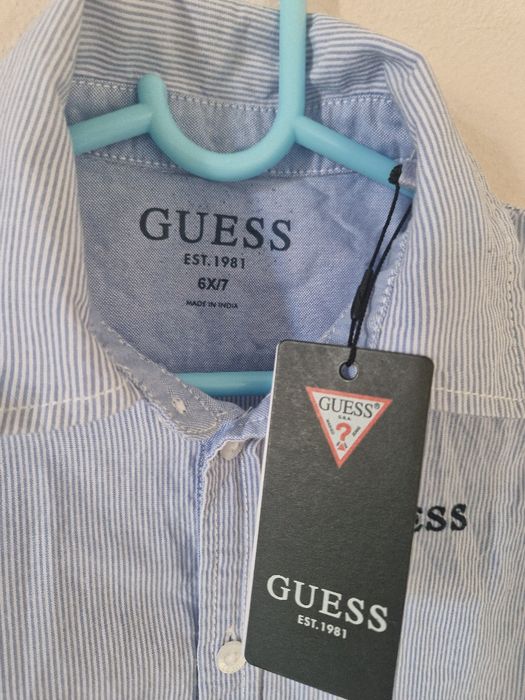 Детска риза с къс ръкав Guess