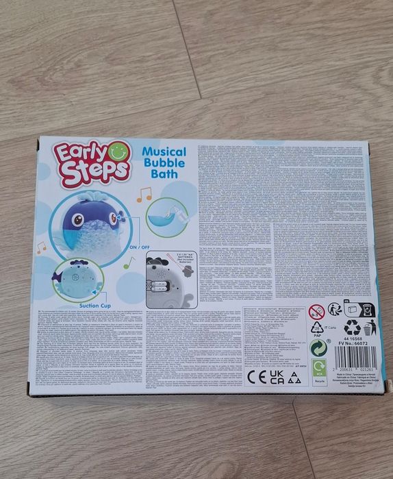 Jucărie muzicala ,cu spuma pentru baie