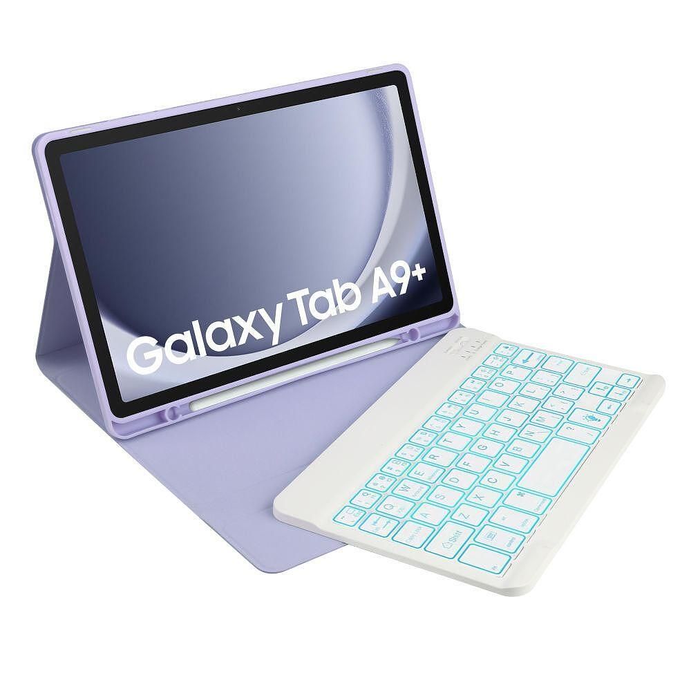 Калъф tech-protect sc pen + клавиатура за galaxy tab a9+ plus 11.0 lav
