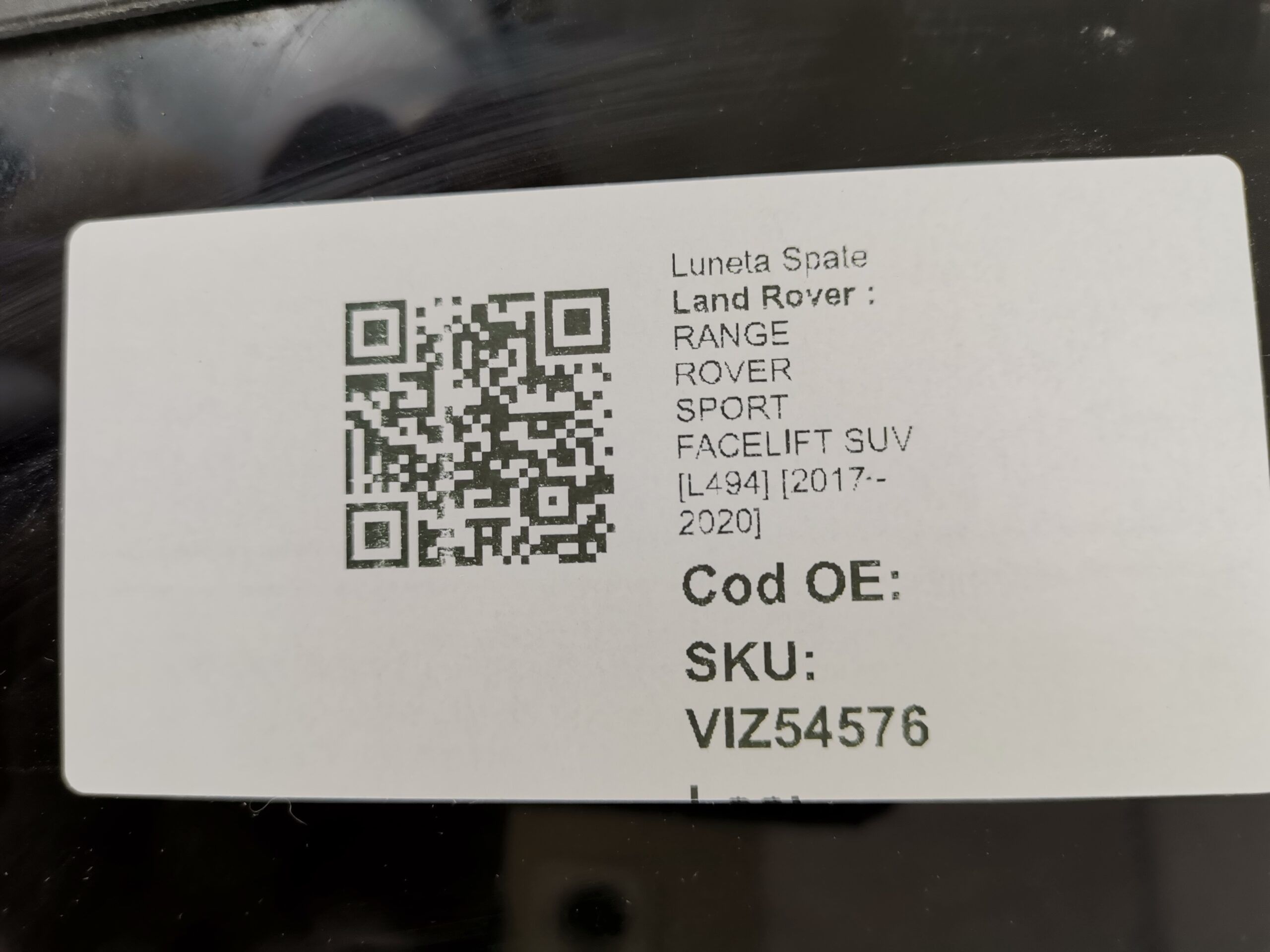 Задно стъкло Ленд Ровер / Land Rover RANGE ROVER SPORT FACELIFT SUV [L