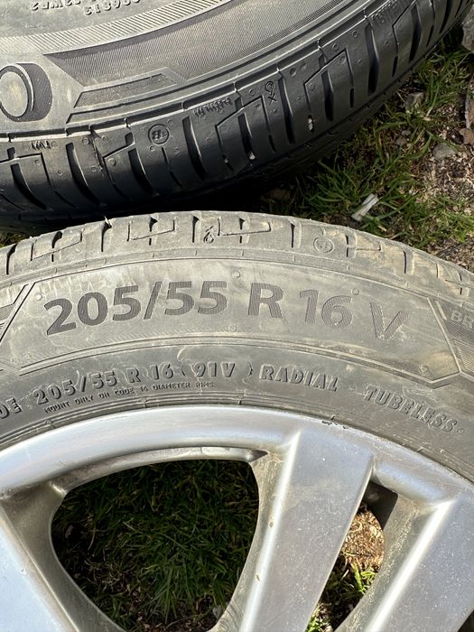 Vand jante R16 Rial cu cauciucuri de vara in stare excelenta