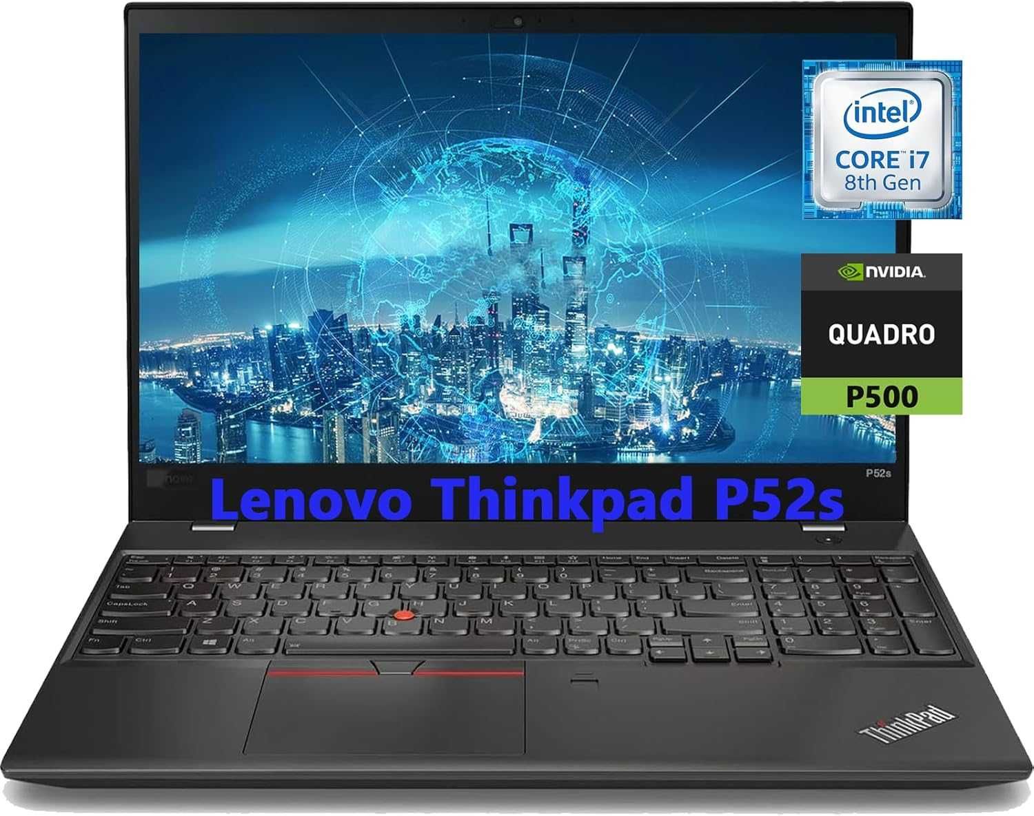 Мощен Лаптоп Lenovo Thinkpad P52s 15.6" i7-8550U/RAM16GB/SSD 512GB