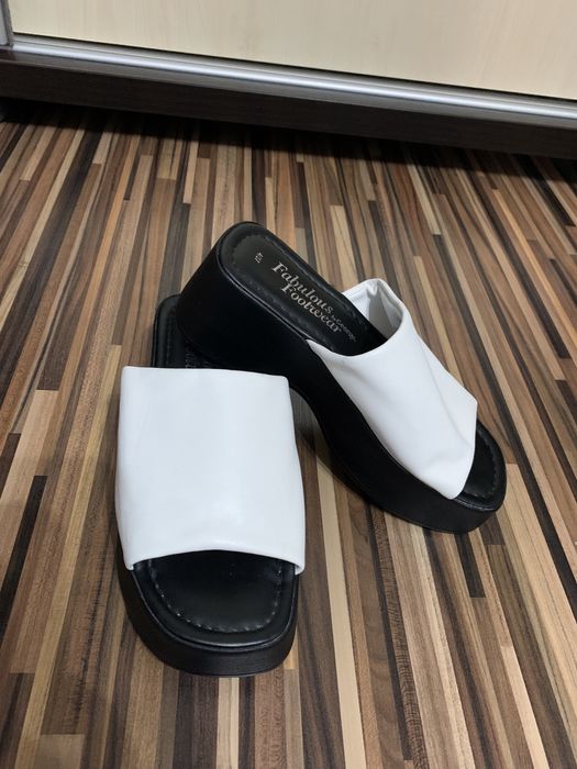 Papuci dama piele