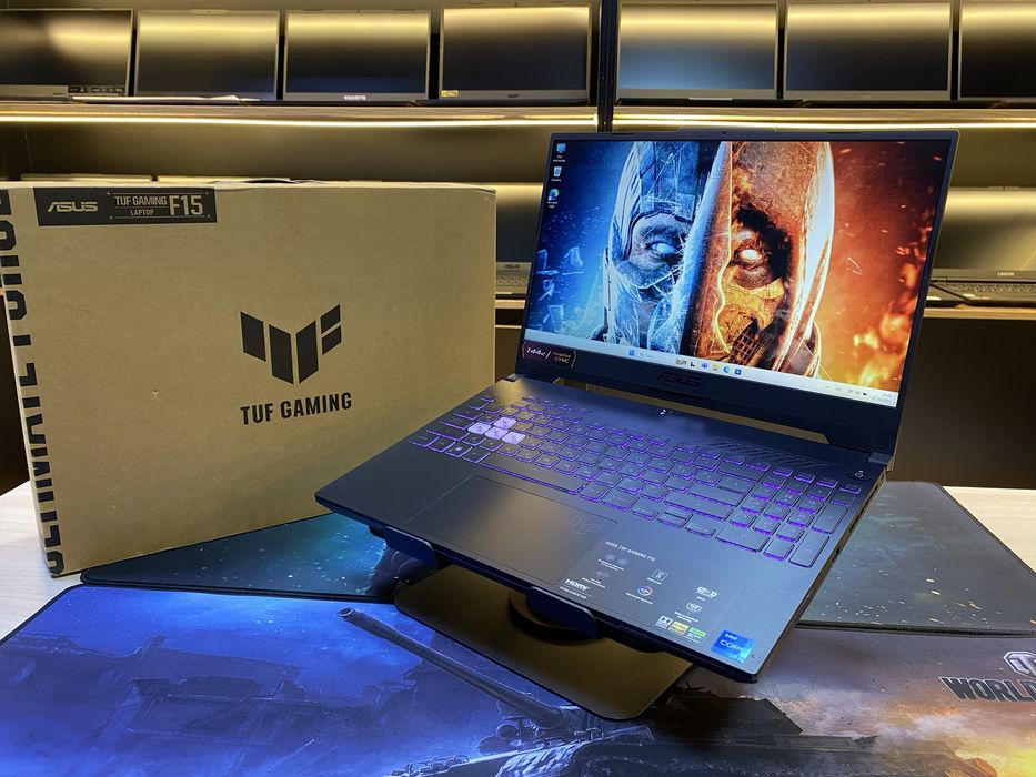 Игровой Ноутбук Asus TUF Gaming F15 Core i5-12500H! 16GB! RTX 3050 4GB