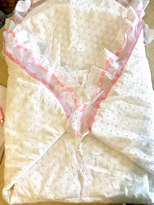 Одеяло на выписку девочки