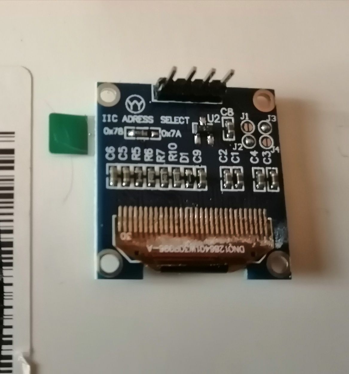 0,96-инчов I2C/IIC 4-пинов OLED дисплей моду GND VCC SCL SDA