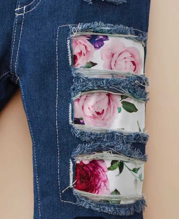 Пролетен комплект дънки с туника