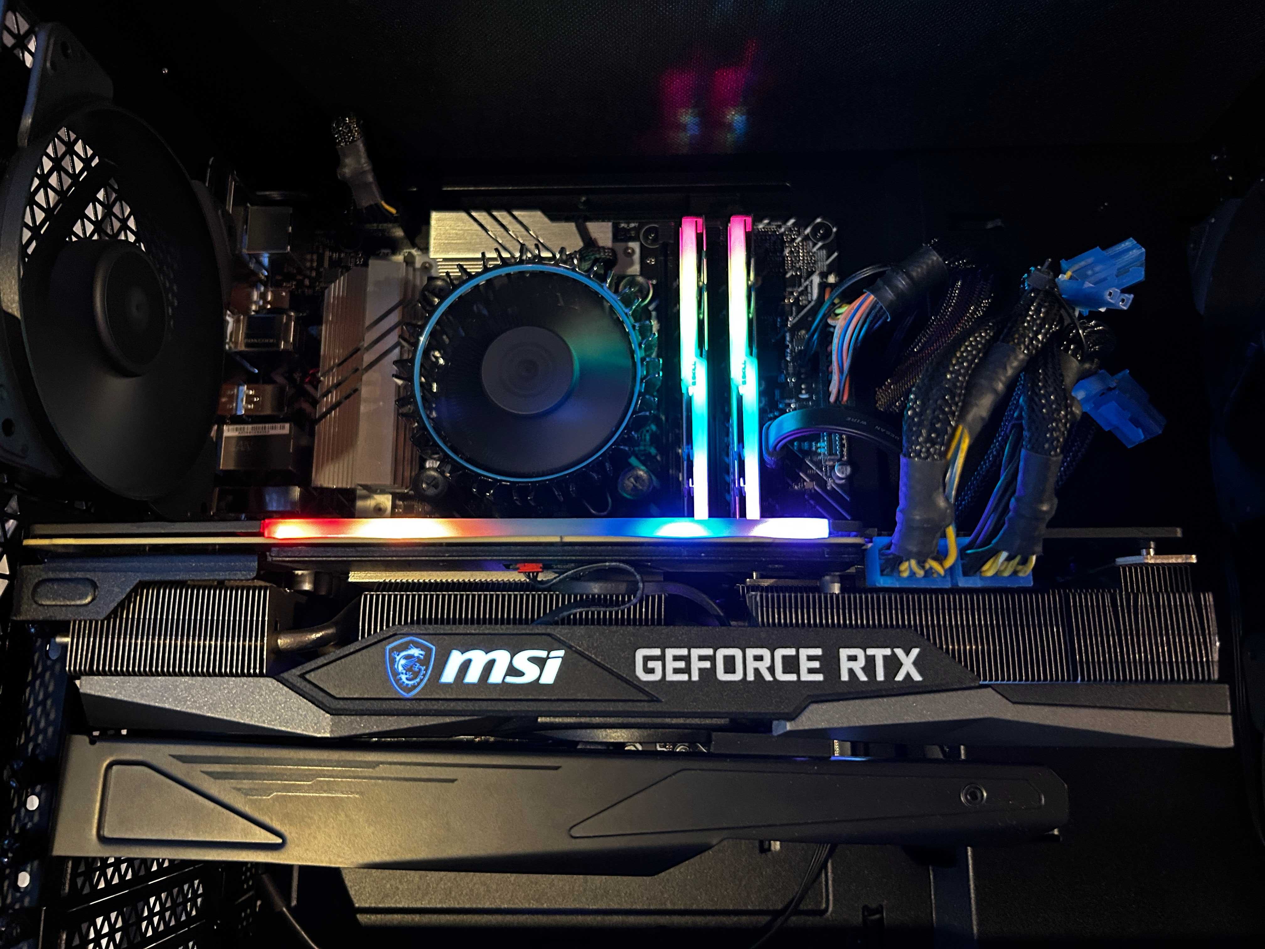 Геймърски i5 12400/RTX 3070/16gb рам/Nvme+hdd 3tb/Fractal Desing