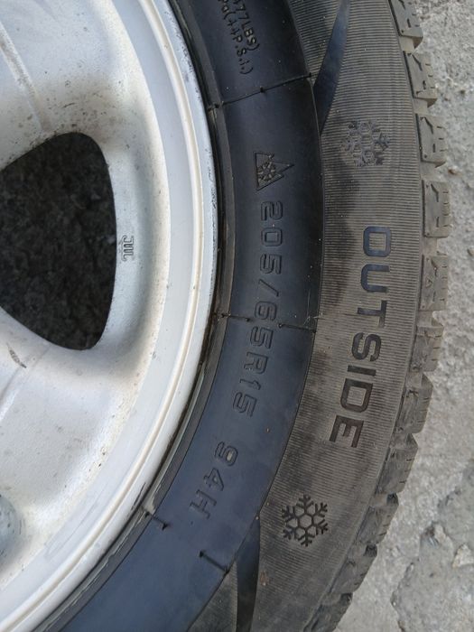 Продам резину с дисками на митсубиси