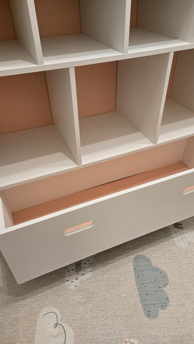 Дървена библиотека къщичка детска