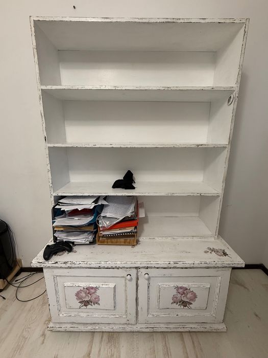 mobila birou 5 piese-lemn masiv 5 piese