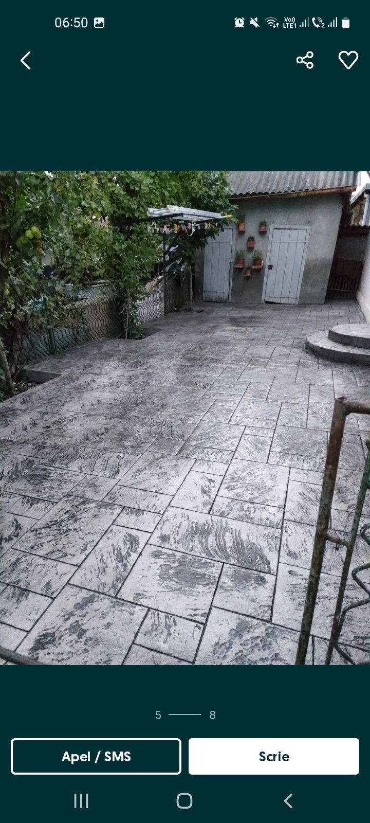 Beton amprentat-imprimat