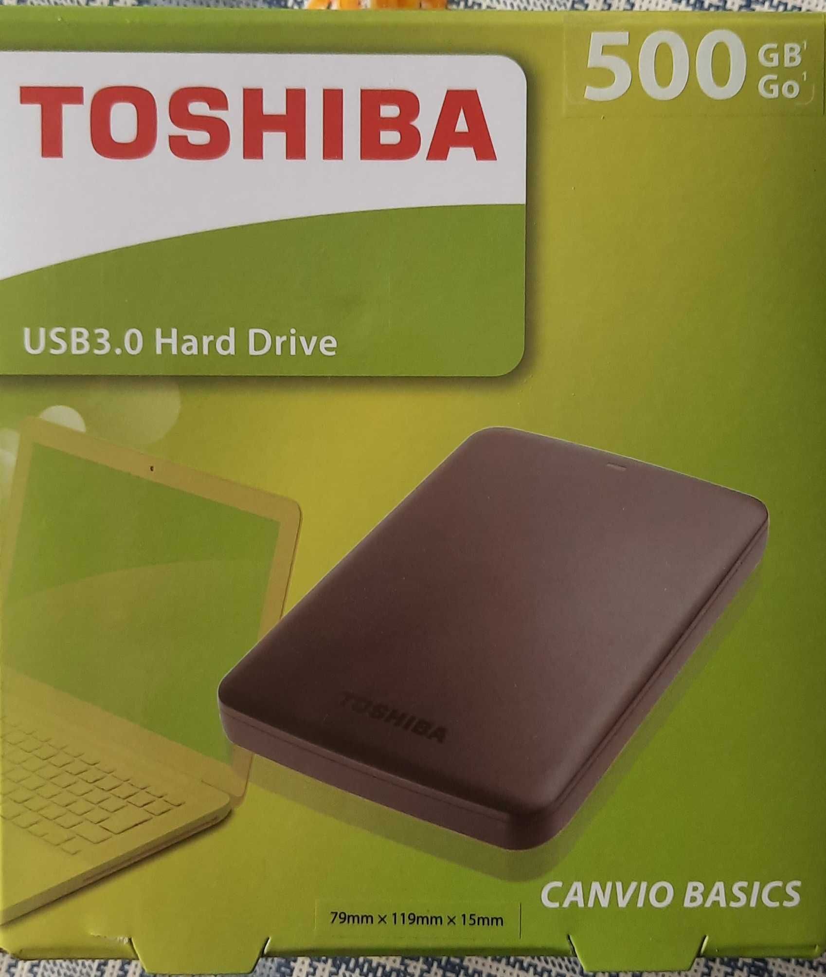 Внешний жесткий диск. Toshiba 500 gb. Новый в упаковке