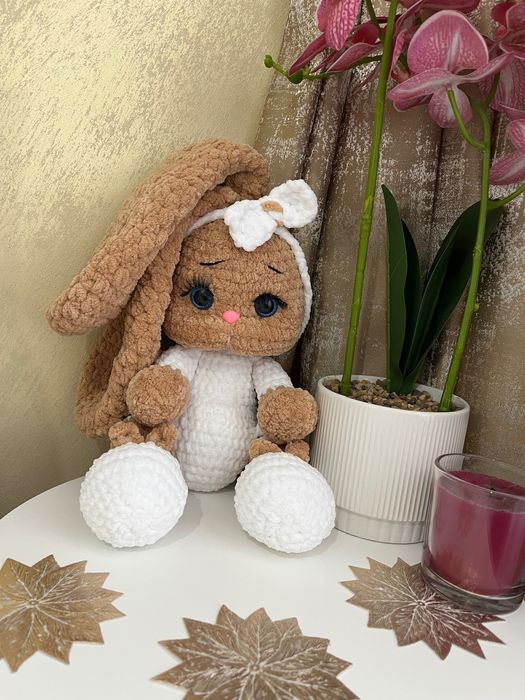 Плетено зайче за игра