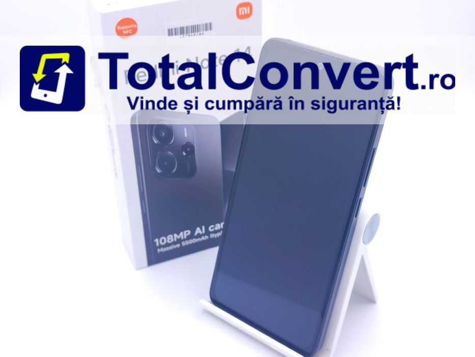Xiaomi Redmi Note 14 5G 256GB Midnight, Garantie 24 luni | #D87846
