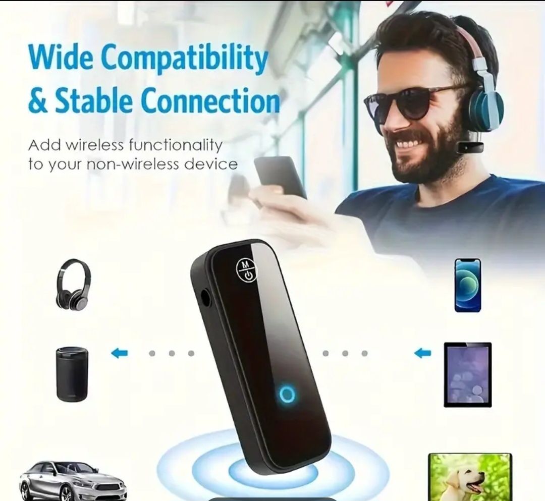 Беспроводной передатчик, 2-в-1 блутуз bluetooth adapter