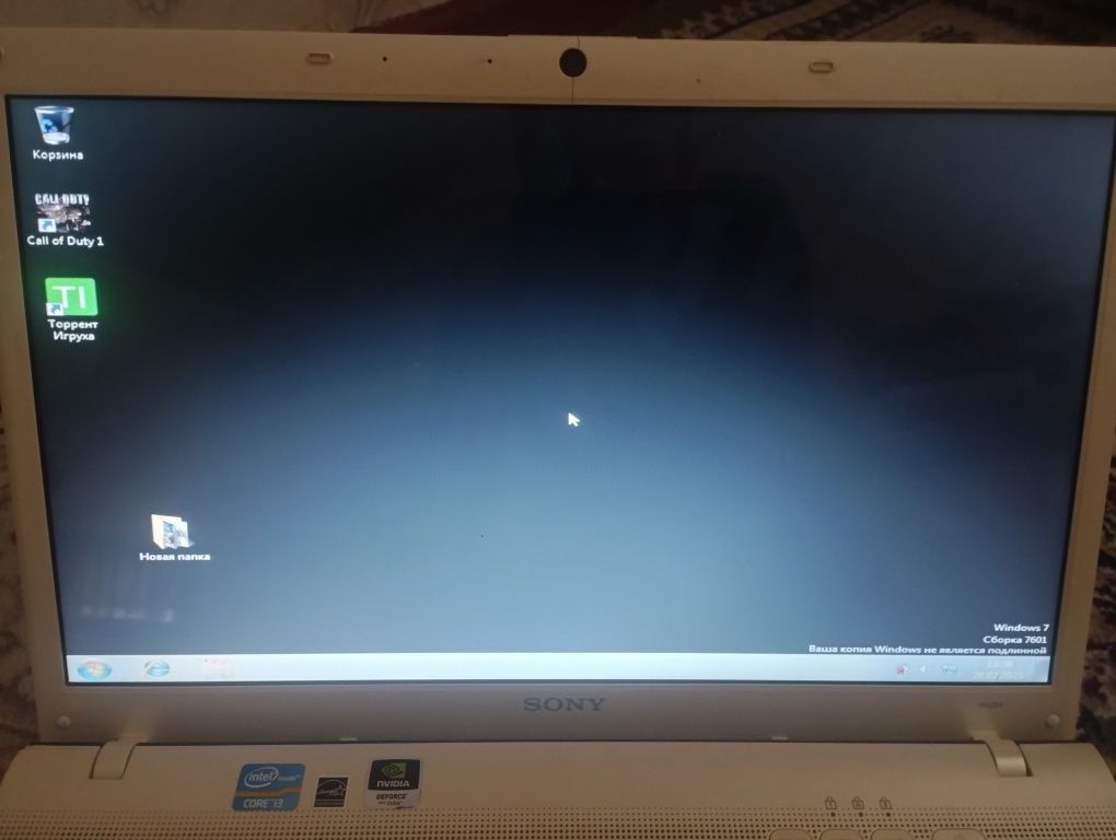 Наудбук сатылады Sony vaio intel core i3