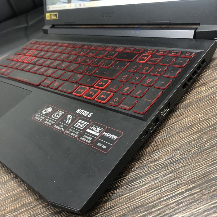 Мощный игровой Acer Nitro 5 i5 11gen 8/256гб Gtx1650 для игр и графики