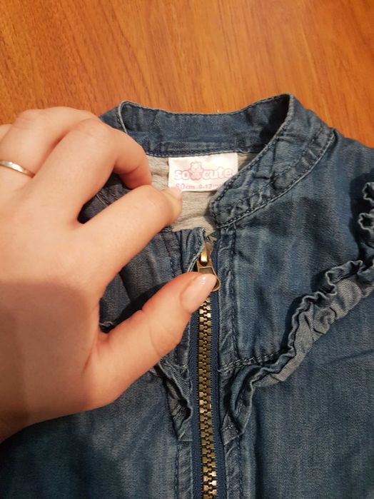 Geca de blugi marimea 80