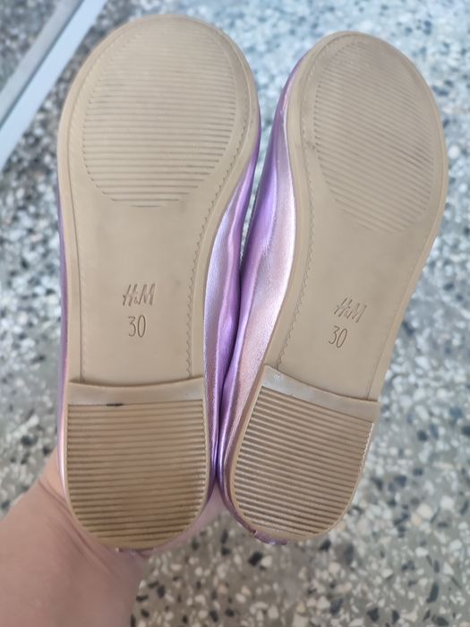 Пантофки H&M лилави