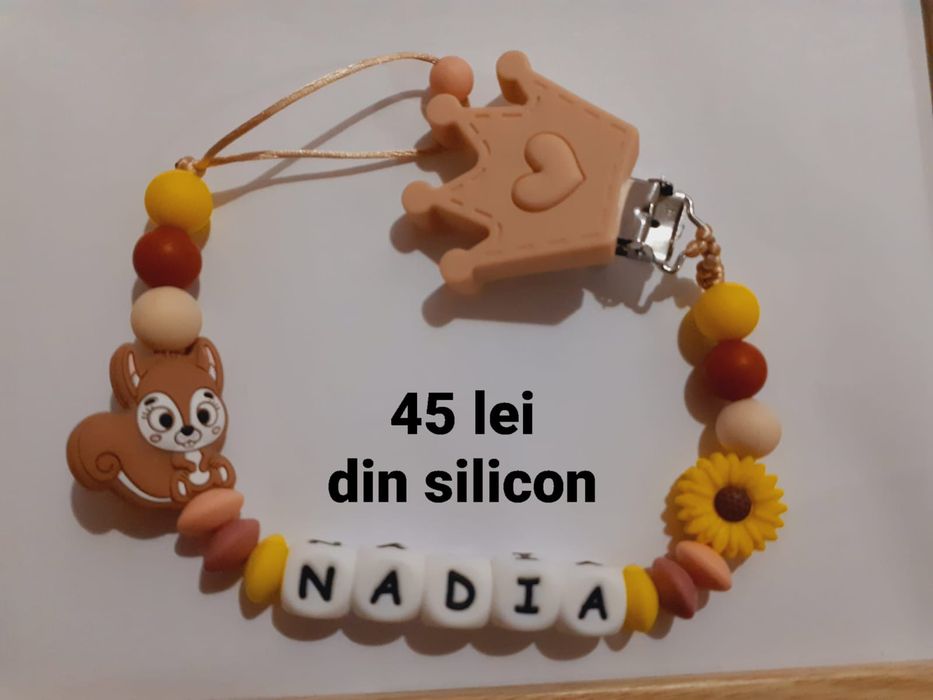 Lantisoare de suzeta din silicon