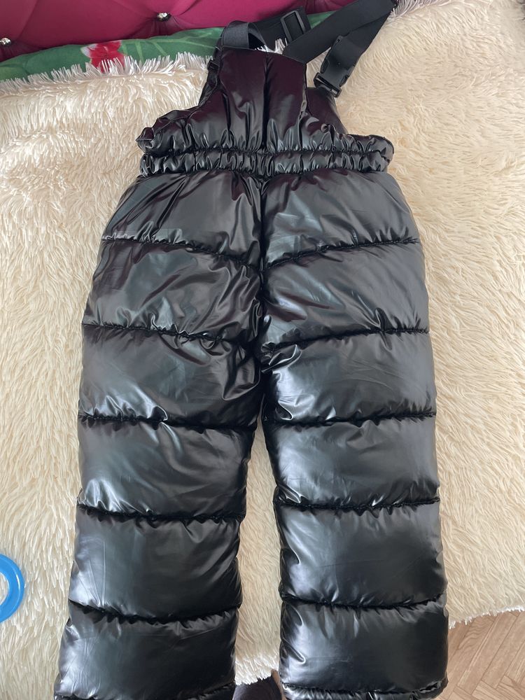 Куртка и штаны зимние детские, с капюшоном, мех натуралка (енот)
